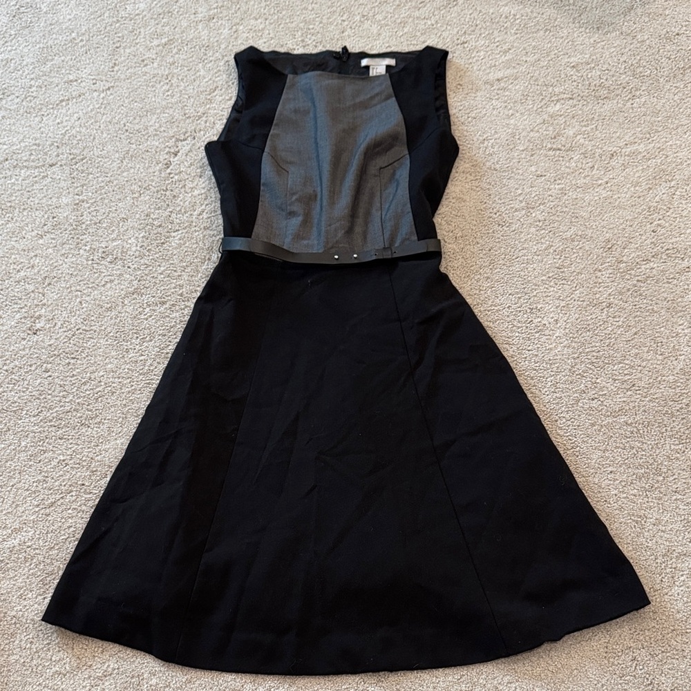 H&M Black and Gray Dress
